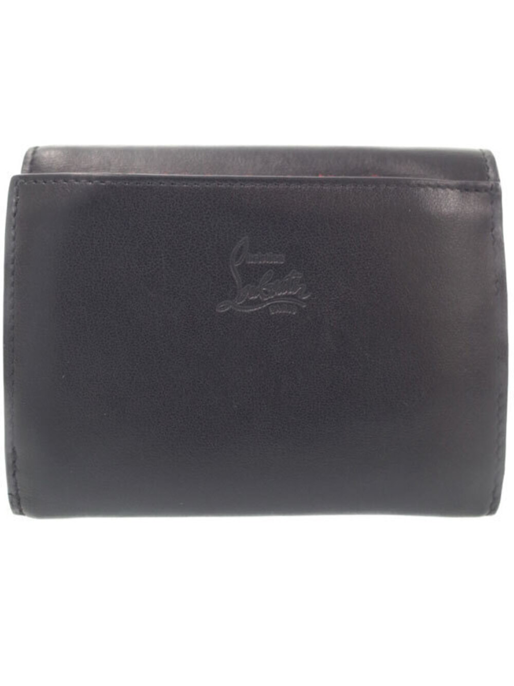 Christian Louboutin Wallet Tri Short fold Black